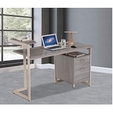 mesa para escritório com duas gavetas Caldeira